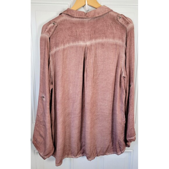 Easel Womens Long Sleeve Lace Top Size L - Picture 8 of 8